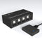 NÖRDIC KVM Switch 4 PC to 1 DisplayPort 1.2 4K 60Hz and 4x USB HDCP 2.2