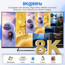 NÖRDIC KVM Switch 4 to 2 HDMI 2.1 8K@60Hz 4K@120Hz 4xUSB-A