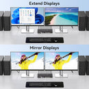 NÖRDIC KVM Switch 4 to 2 HDMI 4K60Hz USB3.0