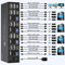 NÖRDIC KVM Switch 4 to 3, 4xUSB3.0 2xDP 1xHDMI 8K30Hz with wireless control