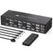 NÖRDIC KVM Switch 4 to 3, 4xUSB3.0 2xDP 1xHDMI 8K30Hz with wireless control