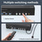 NÖRDIC KVM Switch 4 to 3, 4xUSB3.0 2xDP 1xHDMI 8K30Hz with wireless control