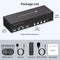 NÖRDIC KVM Switch 4 to 3, 4xUSB3.0 2xDP 1xHDMI 8K30Hz with wireless control