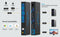NÖRDIC KVM switch 2 to 1 DisplayPort to DisplayPort, 8K60Hz/4K120Hz, 4x USB-A