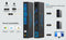NÖRDIC KVM switch 2 to 1 HDMI to HDMI, 8K60Hz/4K120Hz, 4x USB-A