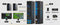 NÖRDIC KVM switch 2 to 2 DisplayPort & HDMI, 8K60Hz/4K120Hz, 4x USB-A