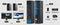 NÖRDIC KVM switch 2 to 2 DisplayPort to DisplayPort, 8K60Hz/4K120Hz, 4x USB-A