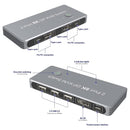 NÖRDIC KVM switch 2xPC to 1xDP 8K 60Hz 3xUSB-A 2.0