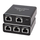 NÖRDIC LAN Splitter 1 to 4 1000 Mbps Gigabit Ethernet for computer, laptop, switch, hub, router, digital TV