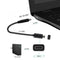 NÖRDIC Laptop Charging Cable USB-C to DC5.5x2.5mm 65W PD 1.5m