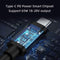 NÖRDIC Laptop Charging Cable USB-C to DC5.5x2.5mm 65W PD 1.5m