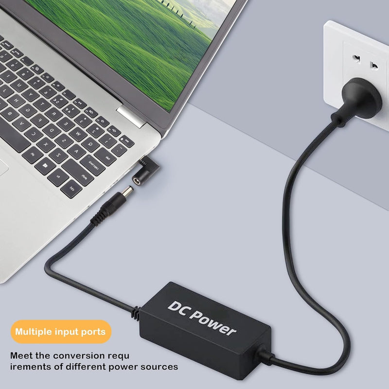 NÖRDIC Laptop adapter USB-C to DC 5.5x2.5mm 65W