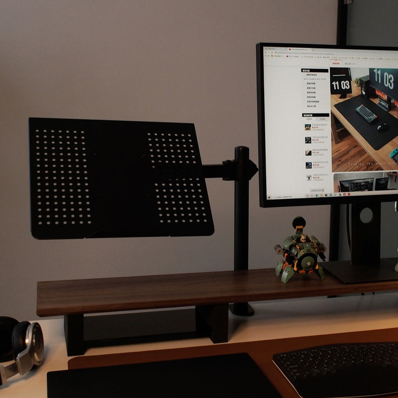NÖRDIC Laptop holder desk mount for laptop up to 17 inches