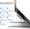 NÖRDIC Laptop stand for desk with fan 9-15.6 inches