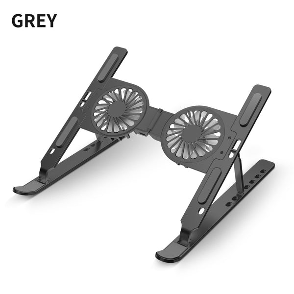 NÖRDIC Laptop stand for desk with fan 9-15.6 inches