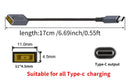 NÖRDIC Lenovo Square Yellow to USB-C Adapter 17 cm