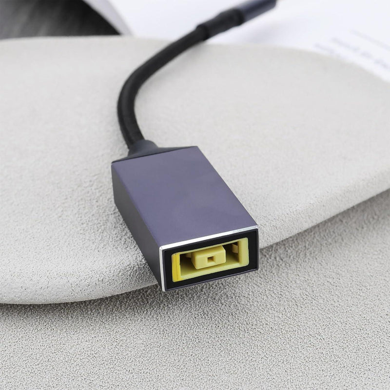 NÖRDIC Lenovo Square Yellow to USB-C Adapter 17 cm