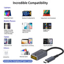 NÖRDIC Lenovo Square Yellow to USB-C Adapter 17 cm