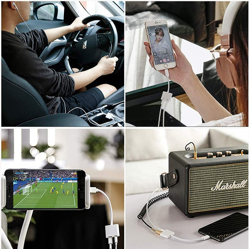 NÖRDIC Lightning Audio adapter with charging Non MFI