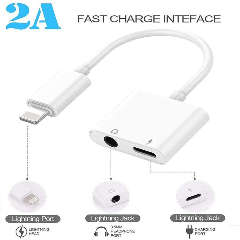 NÖRDIC Lightning Audio adapter with charging Non MFI