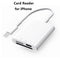 NÖRDIC Lightning Card Reader 2 Slot SD, MicroSD 1xLightning charging UHS-I