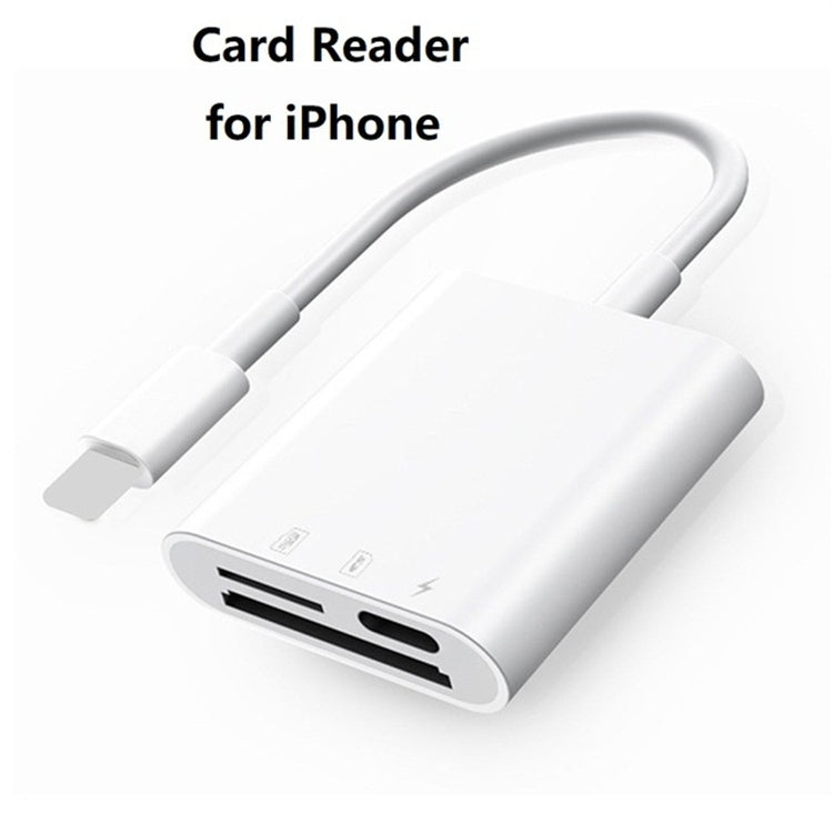 NÖRDIC Lightning Card Reader 2 Slot SD, MicroSD 1xLightning charging UHS-I