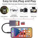NÖRDIC Lightning Card Reader 2 Slot SD, MicroSD UHS-I