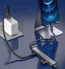 NÖRDIC Lightning Card Reader 4 Slot SD, MicroSD, MS, M2 1xUSB-A 3.0 1xLightning charging UHS-I