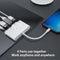 NÖRDIC Lightning adapter 1 to 4 ports 1xHDMI 1x RJ4510/100Mbps 1xUSB A 3.1 and 1 x Lightning charging port