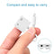 NÖRDIC Lightning adapter 1xaudio 3.5mm and 1x Lightning for charging