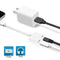NÖRDIC Lightning adapter to 2x Lightning White 10cm cable