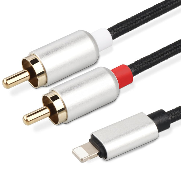 NÖRDIC Lightning (not MFI) to RCA audio cable 2m