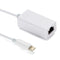 NÖRDIC Lightning (non MFI) to 10/100Mbps Ethernet Network Adapter 1m white
