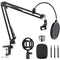 NÖRDIC Microphone Stand for table mounting is also suitable for the Blue Yeti and Blue Snowball 5/8 inch adapter boom