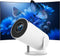 NÖRDIC Mini Portable Projector – 720p HD Support, Android 11, WiFi 6, BT 5.0, 180° Rotation, Home Theater Projector