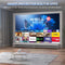 NÖRDIC Mini Portable Projector – 720p HD Support, Android 11, WiFi 6, BT 5.0, 180° Rotation, Home Theater Projector