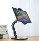 NÖRDIC Mobile and tablet holder tiltable and rotatable 360 degrees high quality heavy base