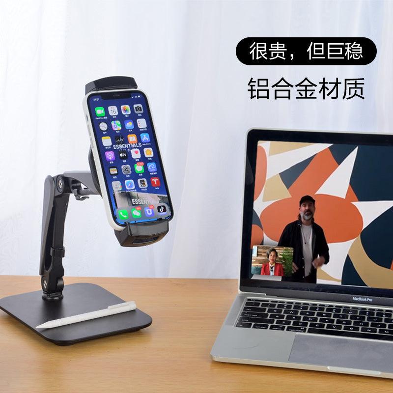 NÖRDIC Mobile and tablet holder tiltable and rotatable 360 degrees high quality heavy base