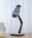 NÖRDIC Mobile and tablet holder tiltable and rotatable 360 degrees high quality heavy base