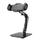 NÖRDIC Mobile and tablet holder tiltable and rotatable 360 degrees high quality heavy base