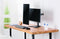 NÖRDIC Monitor arm table stand in steel for dual screens 17-32 inches, tiltable and swivel black screen mount