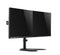 NÖRDIC Monitor arm table stand in steel for dual screens 17-32 inches, tiltable and swivel black screen mount