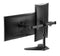 NÖRDIC Monitor arm table stand in steel for dual screens 17-32 inches, tiltable and swivel black screen mount