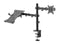 NÖRDIC Monitorarm och bärbar datorhållare monitor 13-27" 8kg bärbar 15,6" monitorfäste