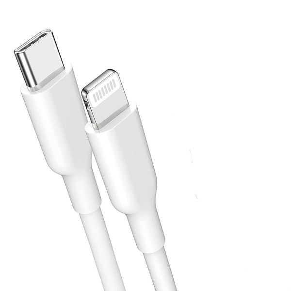 NÖRDIC Non MFI Lightning to USB-C cable white 2m