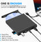 NÖRDIC Portable CD Burner and player and USB hub with SD/TD card reader