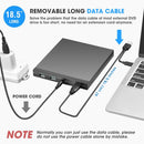 NÖRDIC Portable CD Burner and player and USB hub with SD/TD card reader