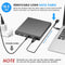 NÖRDIC Portable CD Burner and player and USB hub with SD/TD card reader