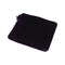 NÖRDIC RGB gamingmusmatta, 450x400x4mm (M), halkfri naturgummibas, Elastan-tygtopp, svart