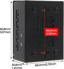 NÖRDIC Raspberry Pi 5 Case with Support for PCIe M.2 NVMe SSD